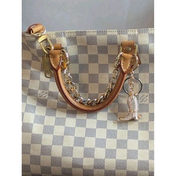 Off Park Crystal Cowboy Boot Keychain or Bag Charm - Gold Tone, Bling - Picture 5 of 6